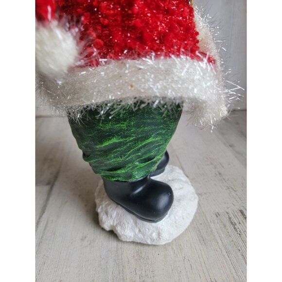Animated dancing Jingle Bell caroling Santa Claus glitter xmas figure - Picture 8 of 13